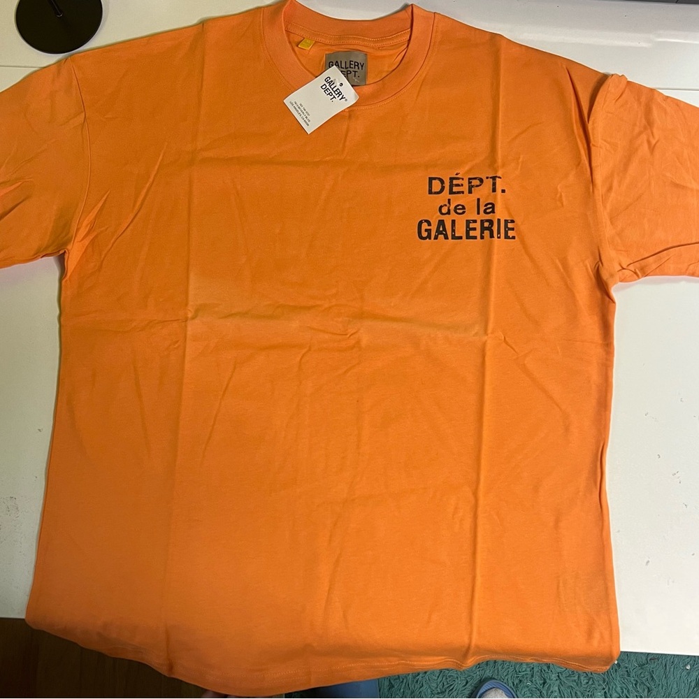 Gallery Dept Orange Short Sleeve Tee